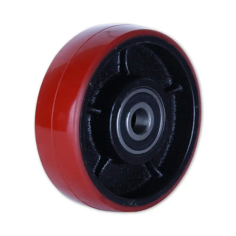 Tf50 Repl Wheel - 200 Kg Replacement Scissor Lift Table 125Mm Poly/Cast Iron Wheel 1