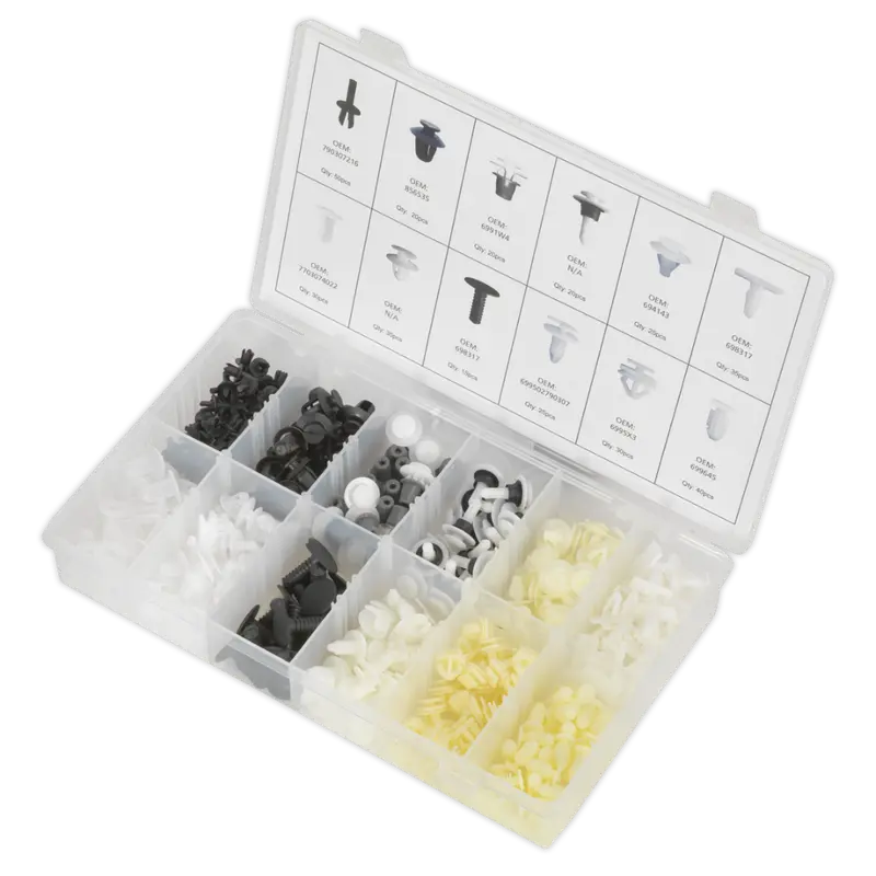 Trim Clip Assortment For Peugeot & Citroen 345Pc 1