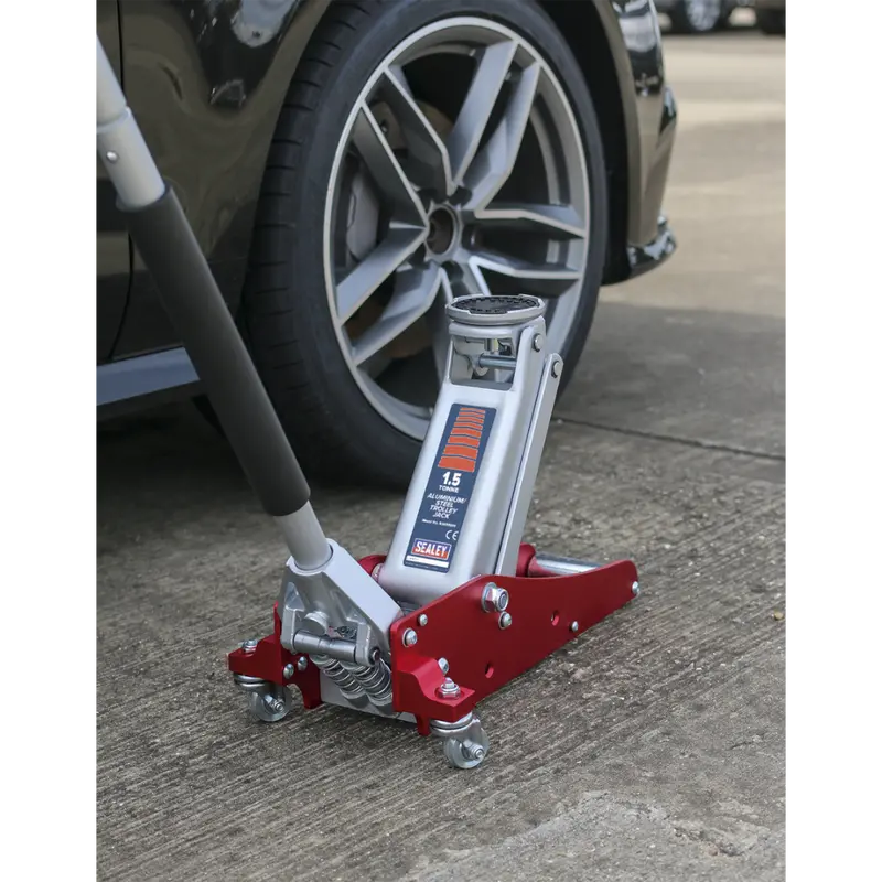 Trolley Jack 1.5Tonne Aluminium-Steel Rocket Lift 1