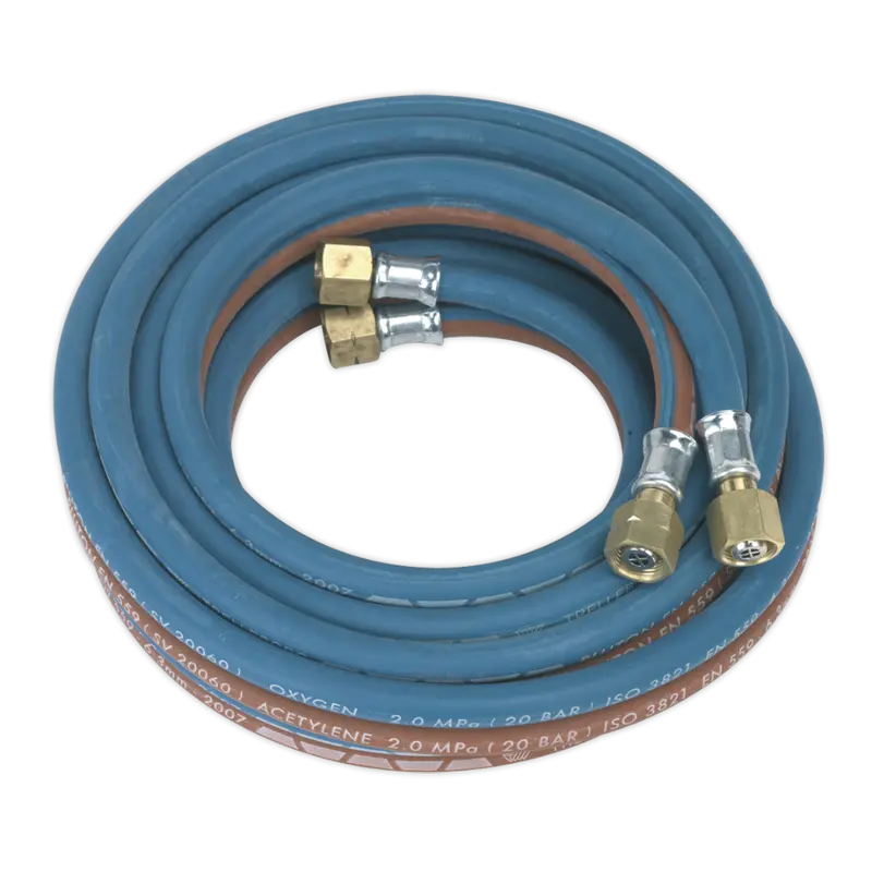 Twin Rubber Hose Set Oxyacetylene 4.5Mtr 1