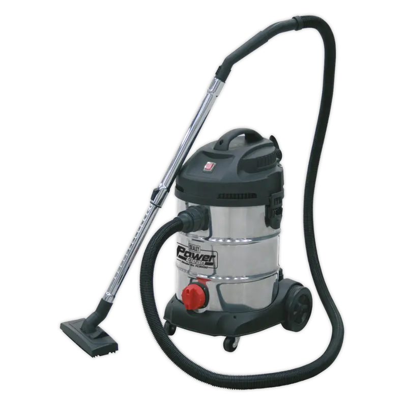 Vacuum Cleaner Industrial 30Ltr 1400W-230V Stainless Drum 1