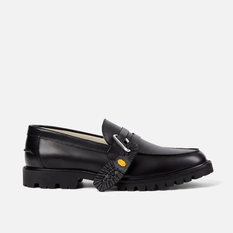 Vibram Black Carrarmato Lug Loafer - Men's 1