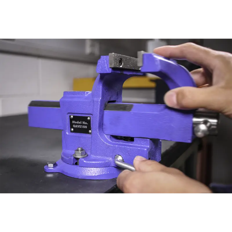 Vice 100Mm Quick Action Swivel Base Sg Iron 1