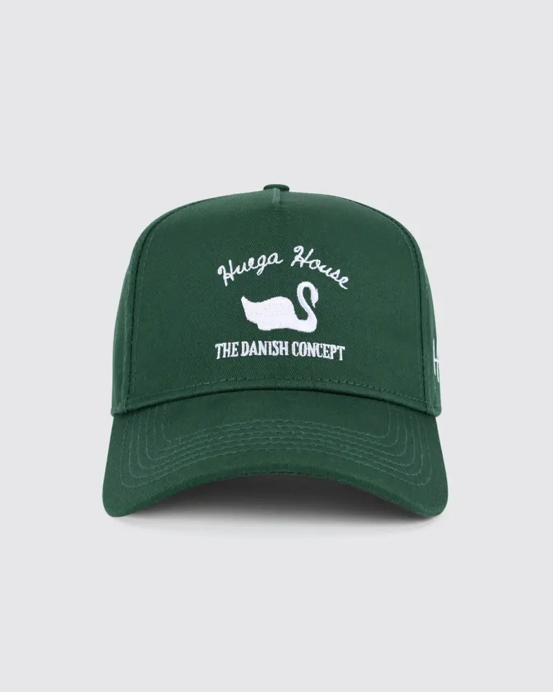 Vintage Swan | Forest Green Hat 1