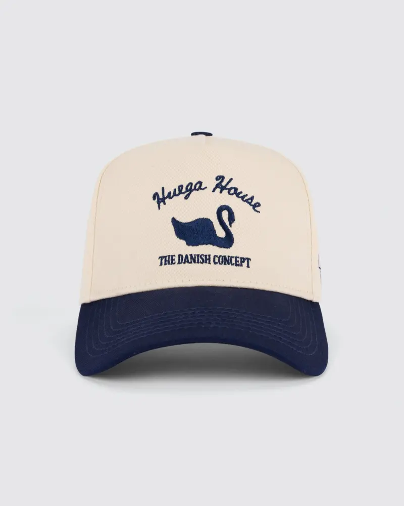 Vintage Swan | Navy & Natural Hat 1