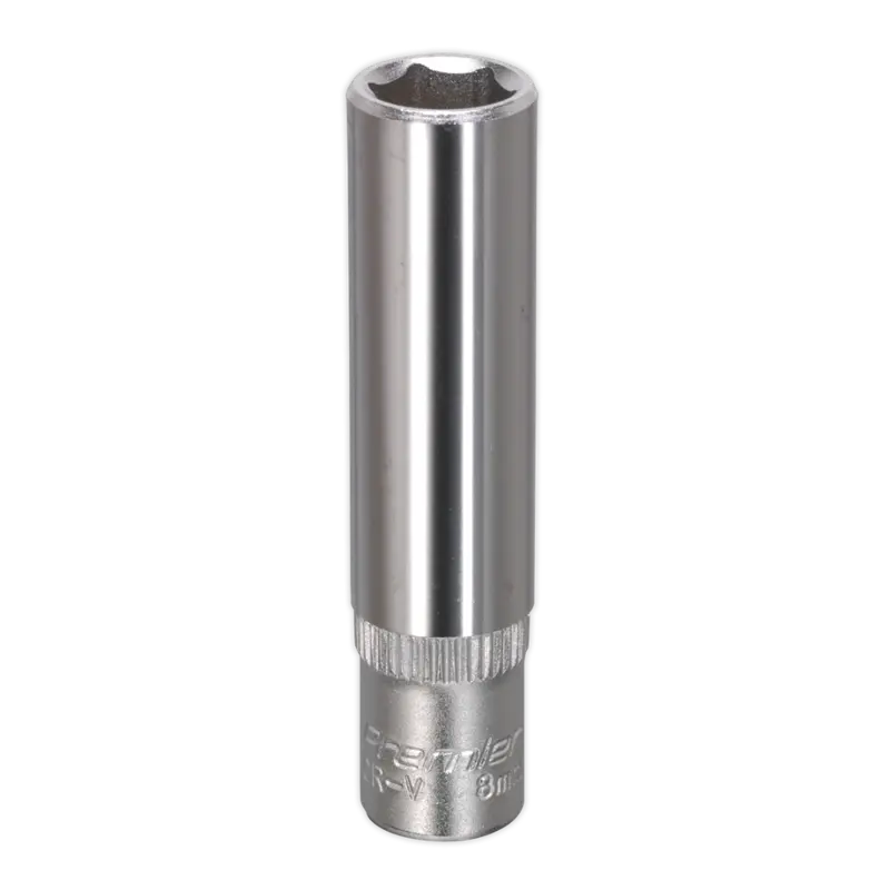 Walldrive® Socket 8Mm Deep 1-4"Sq Drive 1