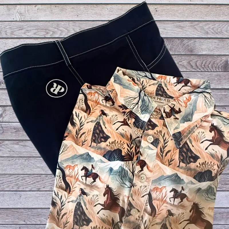Wayfarer Cuff & Collar Shirt & Denim Compass Tights Bundle 1