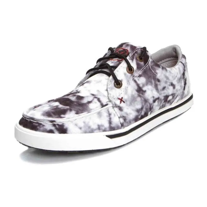 Wca0041 Twisted X Women's Kicks Black & White Tye Dye Shoes 1
