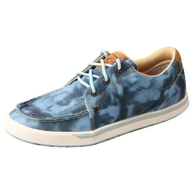 Wca0043 Twisted X Women's Blue Tie Dye Kicks 1