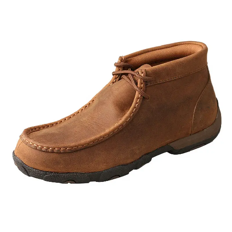Wdmw001 Twisted X Women's Waterproof Driving Moc - Distressed Saddle 1