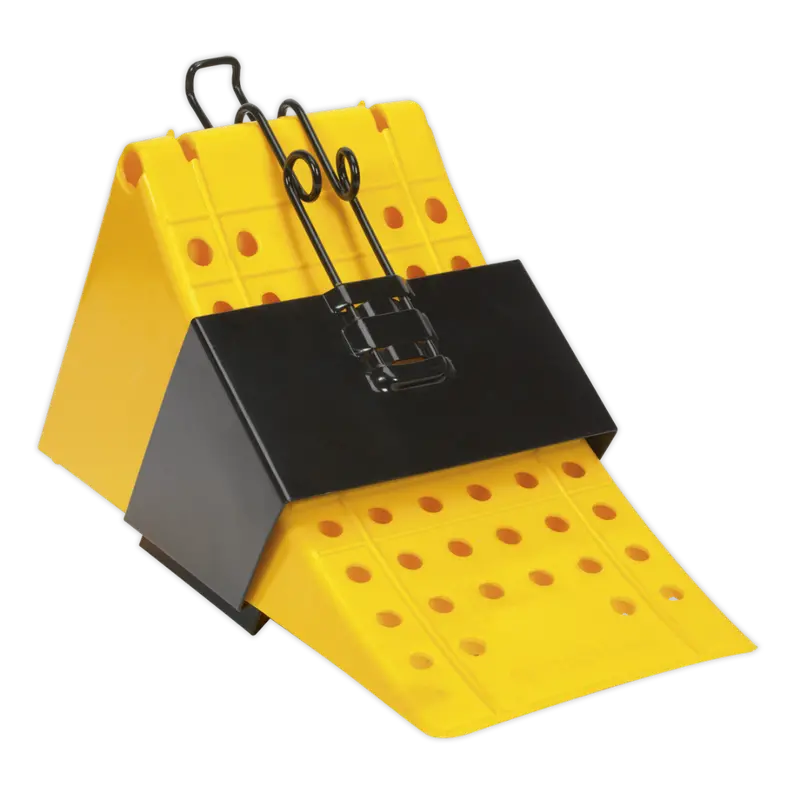 Wheel Chock With Bracket Single - Commercial 1