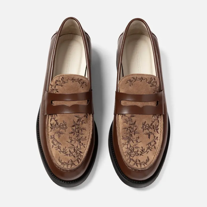 Wilde Chestnut Vine Penny Loafer - Men's 1