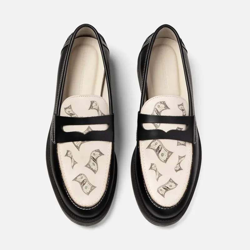 Wilde Dollar Bills Penny Loafer - Men's 1