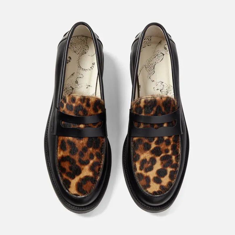 Wilde Leopard Penny Loafer - Men's 1