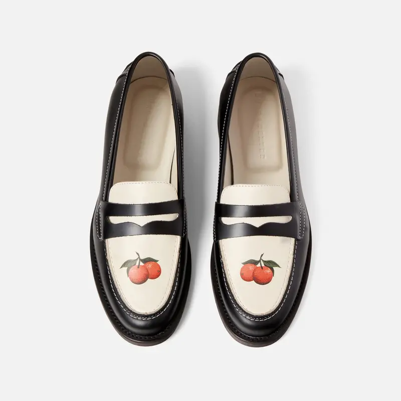 Wilde Orange Penny Loafer - Women's 1