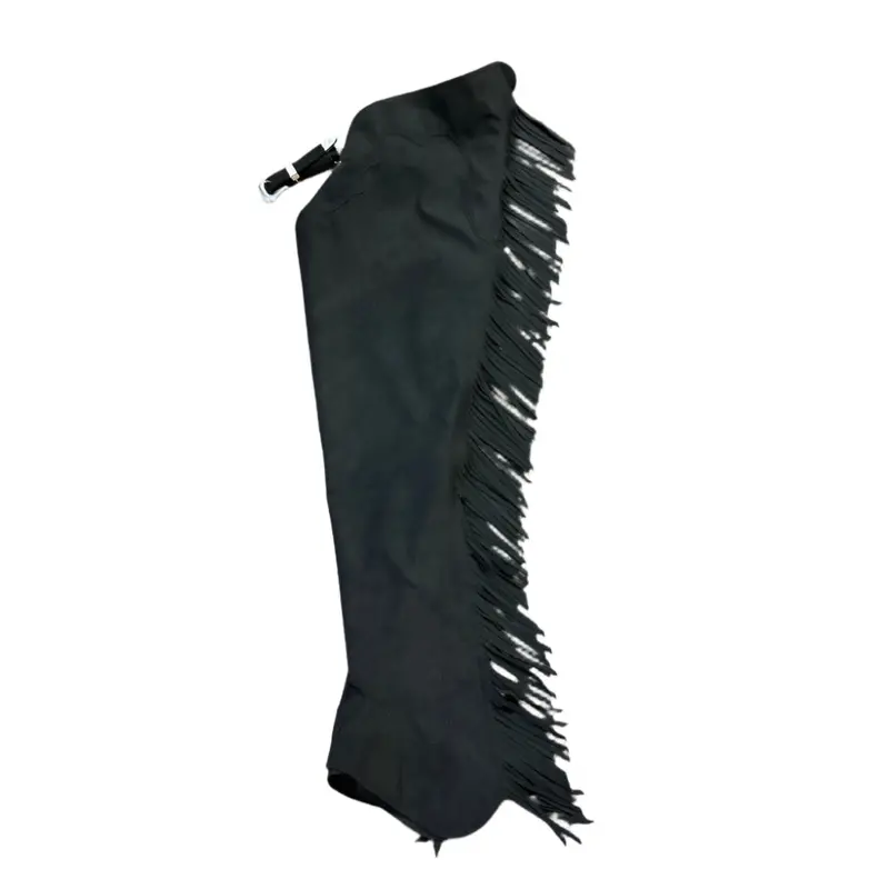 Wire Horse Adult Ultrasuede Chaps - Black 1