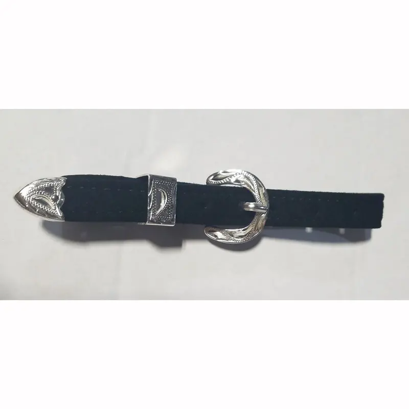 Wire Horse Split Leather 5/8" Front Replacement Belt Chap Strap With Buckle 1