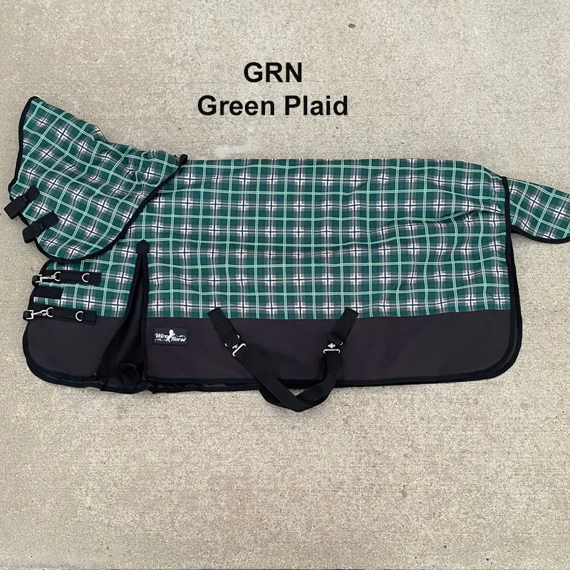 Wire Horse Superior Heavy Weight Winter Turnout Blanket With Detachable Neck 1200 Denier  300G 1