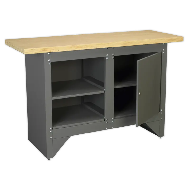 Workbench With Cupboard Heavy-Duty 1