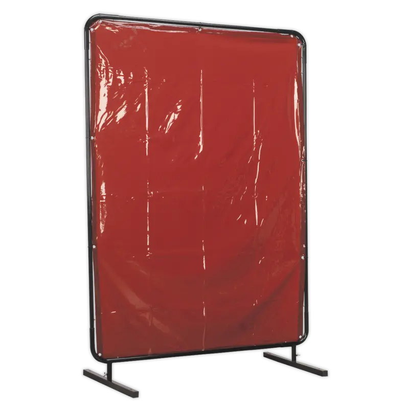 Workshop Welding Curtain To Bs En 1598 & Frame 1.3 X 1.75Mtr 1