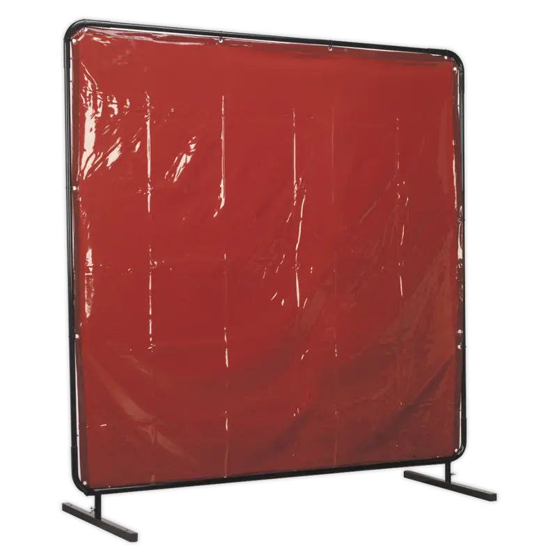 Workshop Welding Curtain To Bs En 1598 & Frame 1.8 X 1.75Mtr 1