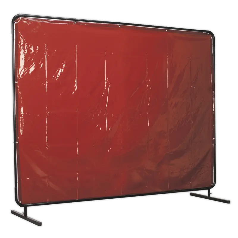 Workshop Welding Curtain To Bs En 1598 & Frame 2.4 X 1.75Mtr 1