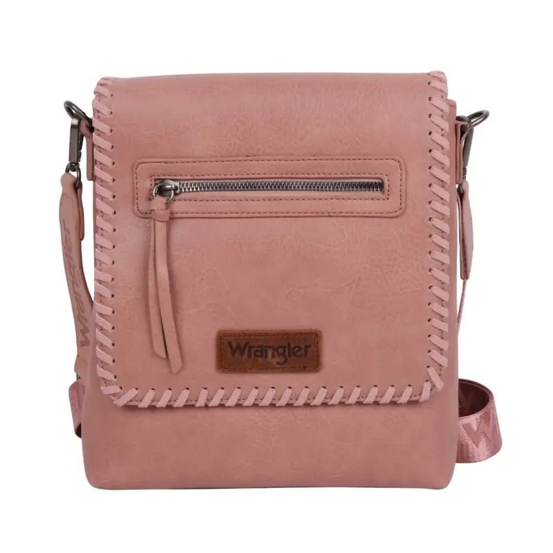 Wrs-1014Pk Wrangler Concealed Carry Crossbody Purse Bag - Pink 1