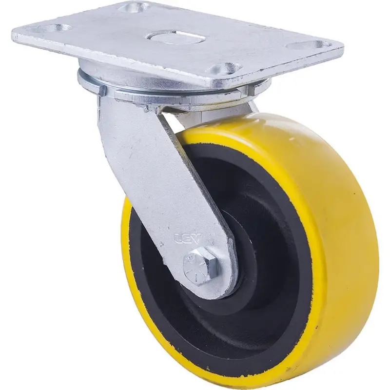 Xuq150/Xzp - 1000 Kg Swivel Plate 150Mm Polyurethane 1