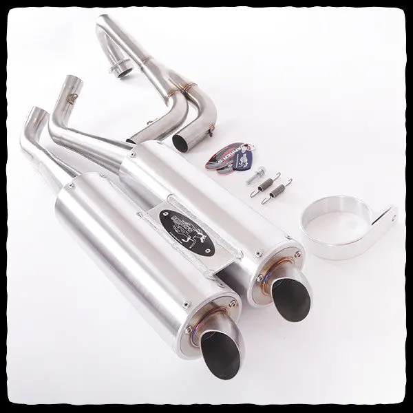 Yamaha Grizzly/Kodiak 700 Dual Exhaust System For 2014-2026 Models 1