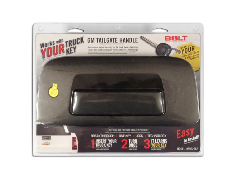 Bolt 5922987 Gm Tailgate Handle-Includes Cylinder (Late Model) 1