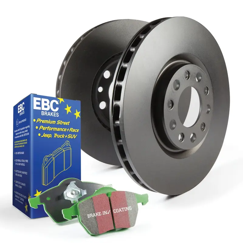 Ebc Brakes S11Kf1213 Greenstuff 2000 Brake Kit – Includes Dp21510 Pads And Rk1150 Rotors 1