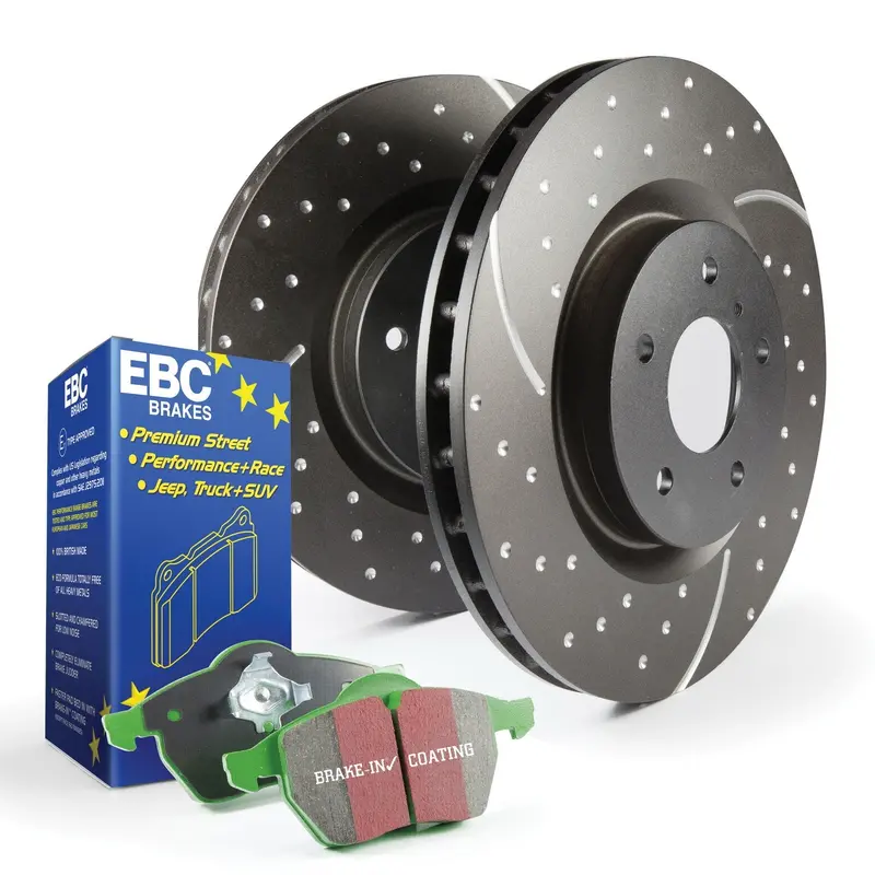 Ebc Greenstuff 2000 Brake Kit With Gd Rotors (S10Kf1617) – Sedan/Suv Performance Upgrade 1