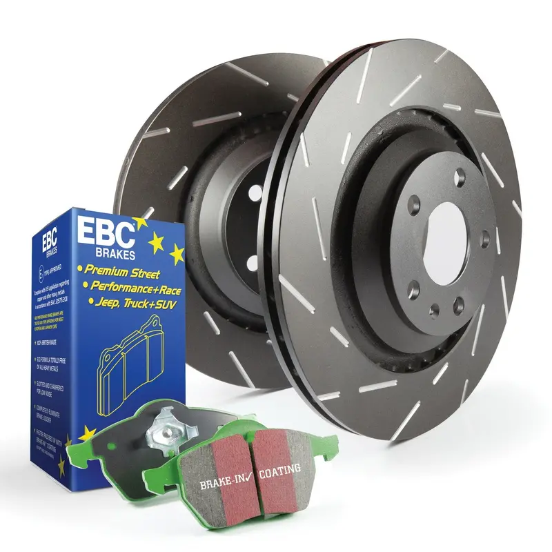 Ebc S2 Brake Kit – Greenstuff 6000 Pads Paired With Usr Drilled & Slotted Rotors 1