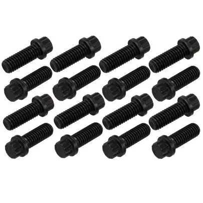 Moroso Exhaust Header Bolt Kit – 12-Point, 3/8"-16 X 1", 16-Piece Set 1