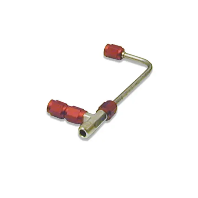 Nitrous Express Gemini Ss Solenoid-To-Plate Connectors – Red, Legacy Plate Style (15717) 1