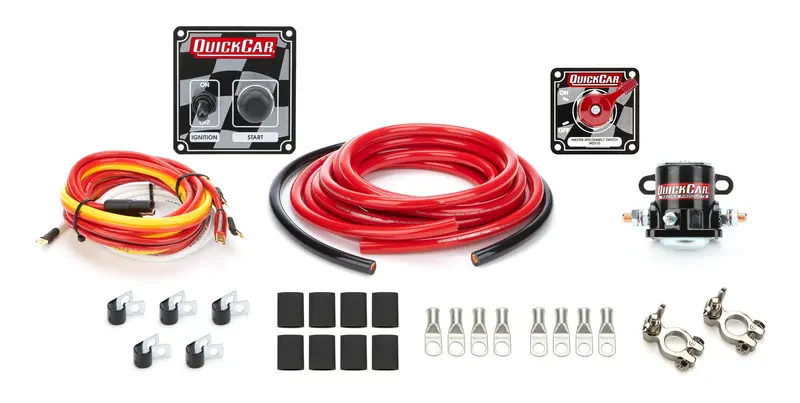 Quickcar 50-235 Wiring Harness Kit – 4-Gauge With 50-102 Mounting Panel 1