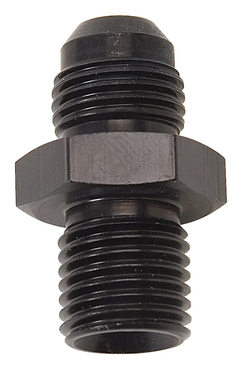Russell Flare-To-Metric Adapter – -6 An To 14Mm X 1.5, Black Anodized 1