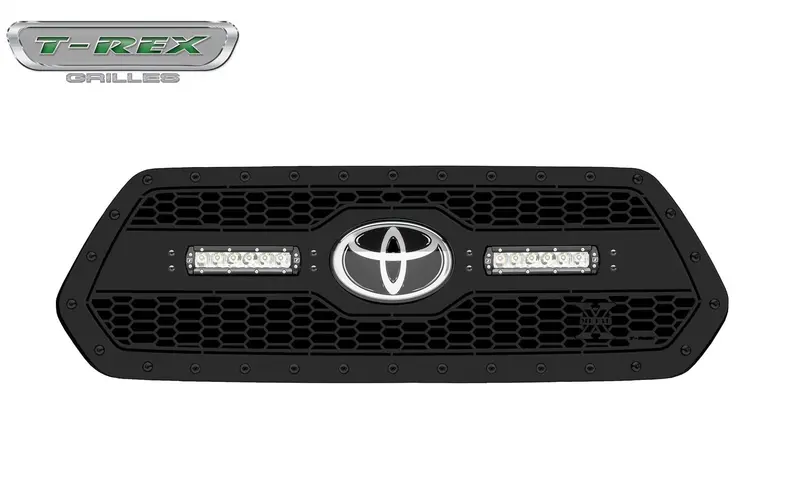 T-Rex Stealth Laser Torch Grille – 7319511-Br, Aggressive Black Mesh Design 1